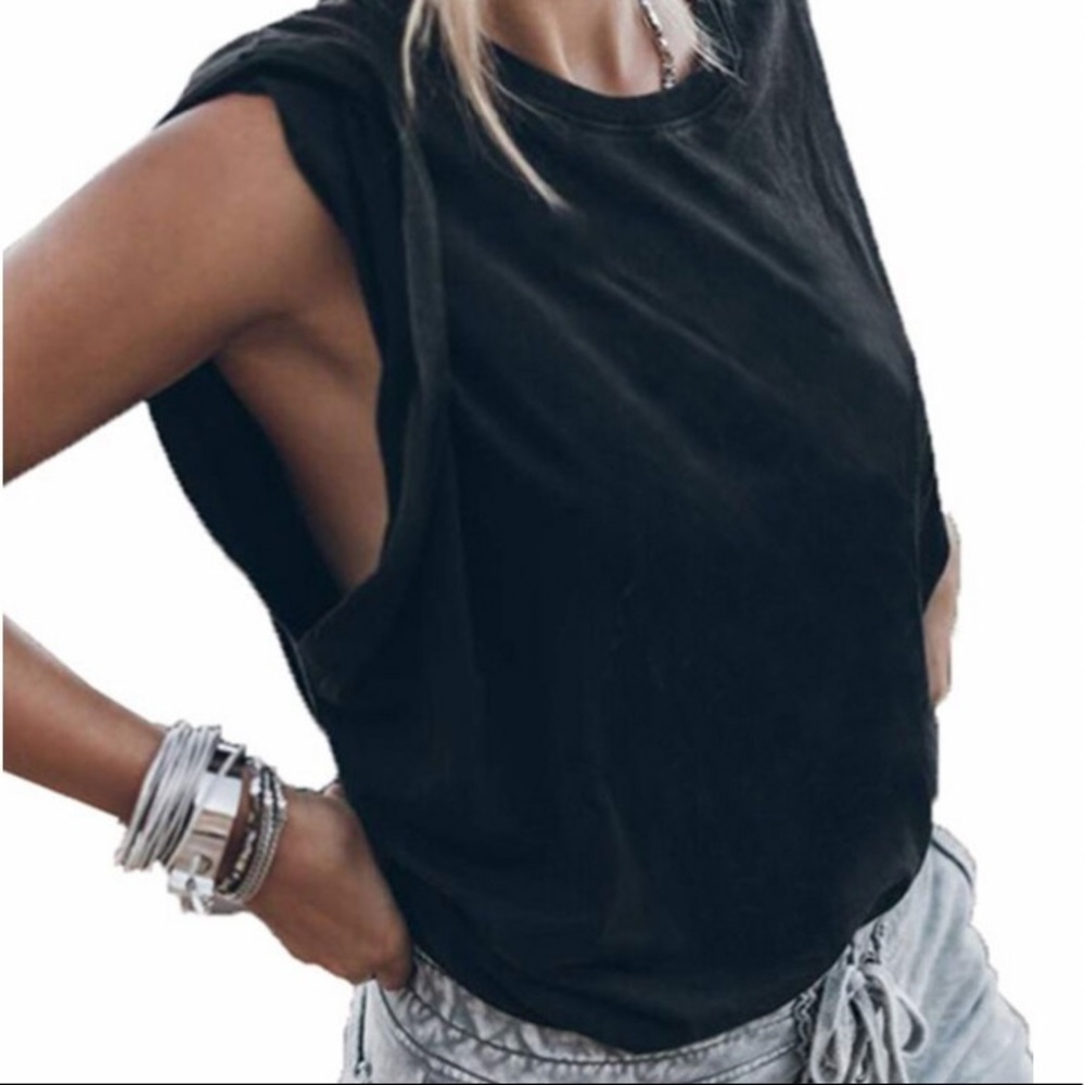 Solid Color Crewneck Top